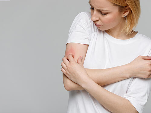 Pilz oberschenkel innenseite mann