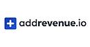 Logo des Affiliate Netzwerks AddRevenue auf transparentem Hintergrund. 