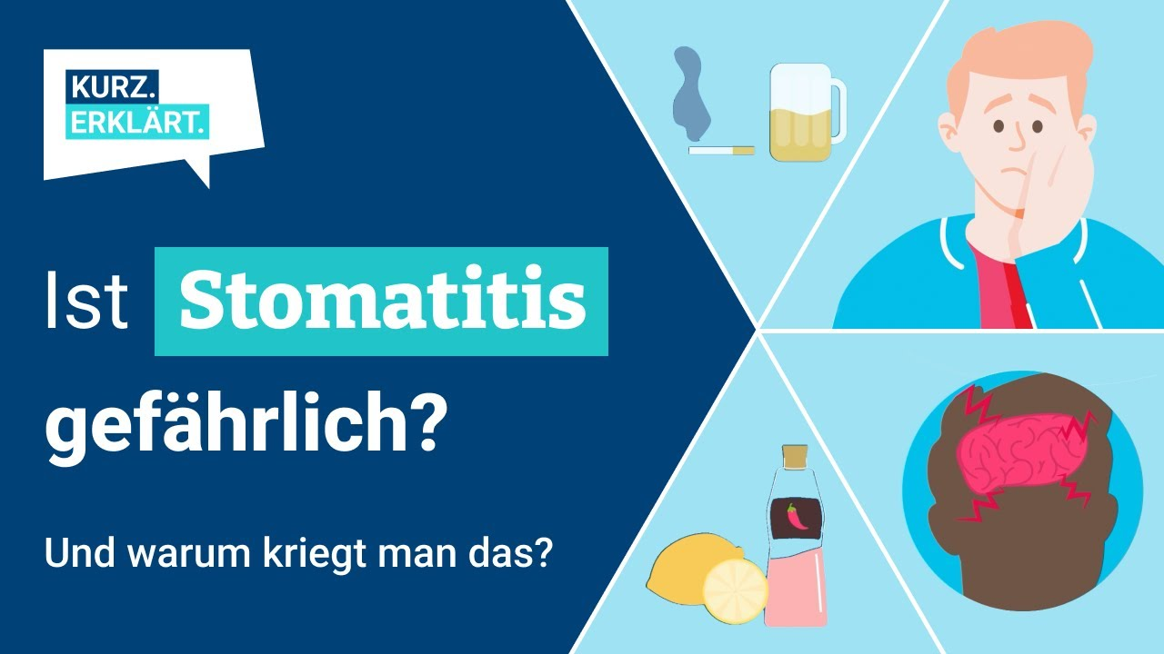 Stomatitis: Wie sehen die Symptome aus und was ist zu tun?