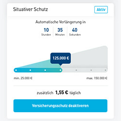 Unfallversicherung Schutz reduzieren