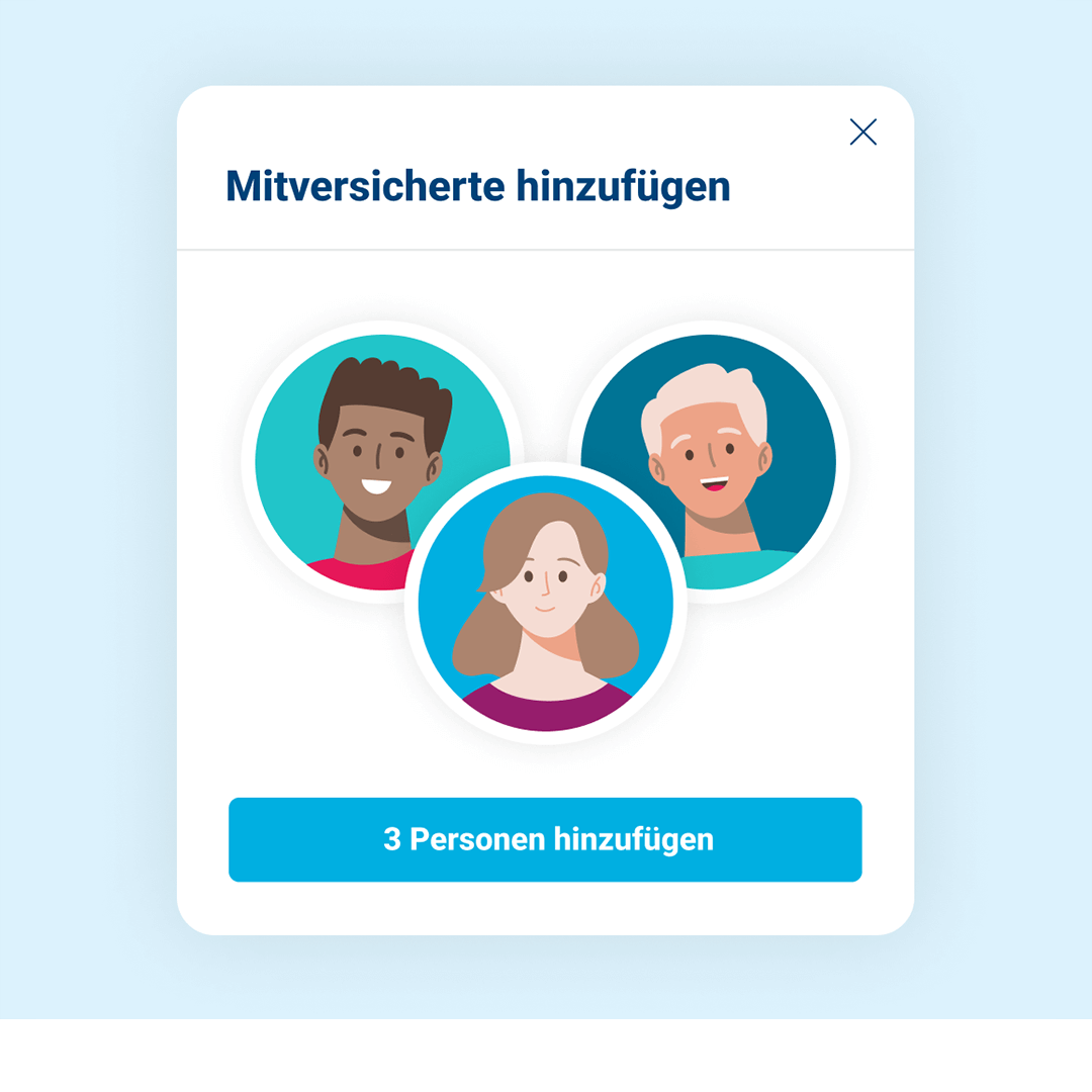 Unfallversicherung weitere Personen mitversichern