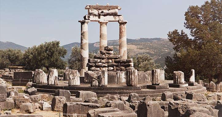 Tempel in Delphi Tempel in Delphi