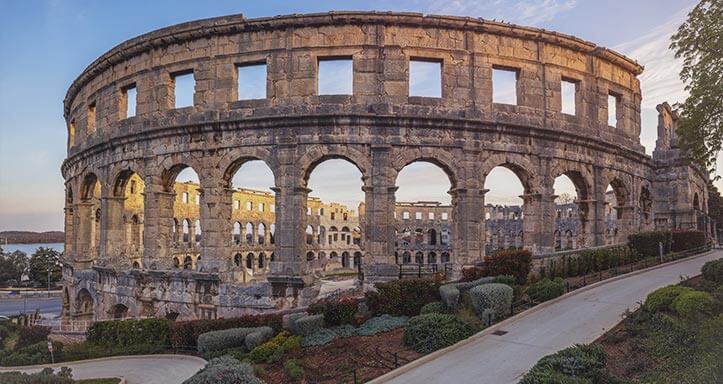 Amphitheater in Pula Amphitheater in Pula