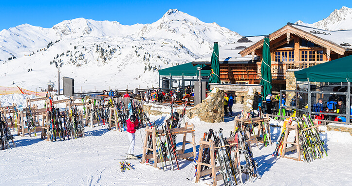 Skihütte in Österreich