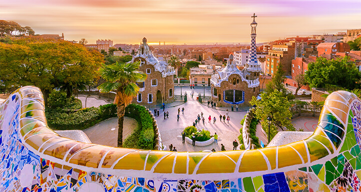 Blick auf Barcelona Blick auf Barcelona