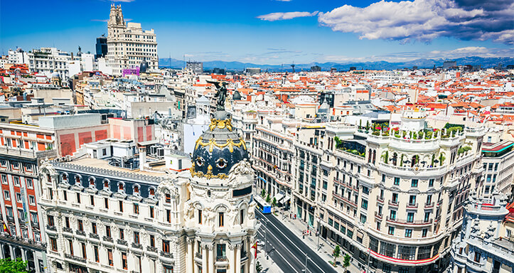 Blick auf Madrid Blick auf Madrid