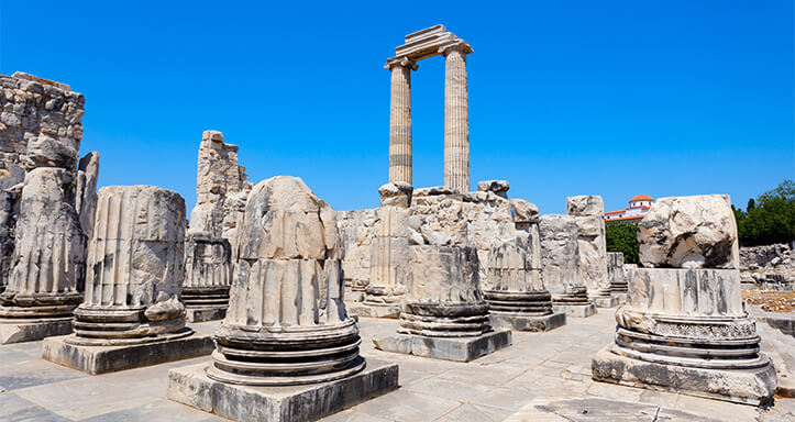 Apollon-Tempel im türkischen Didyma Apollon-Tempel im türkischen Didyma