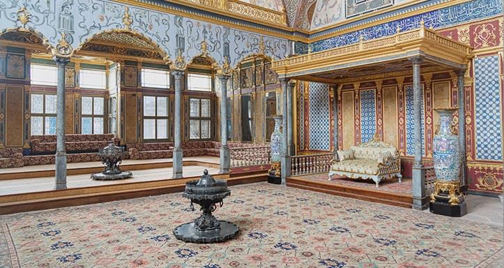 Ein Teil des Topkapi-Palestes von innen Ein Teil des Topkapi-Palestes von innen