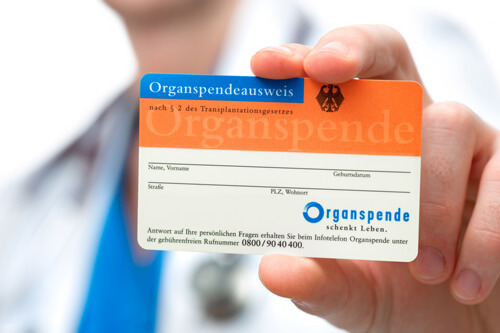 Organspendeausweis