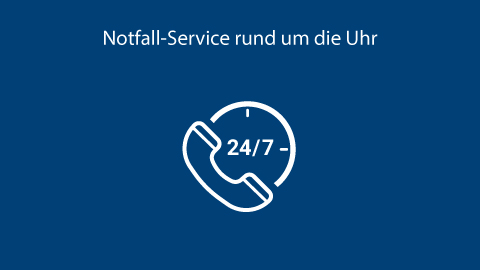 24/7 Notfall-Service