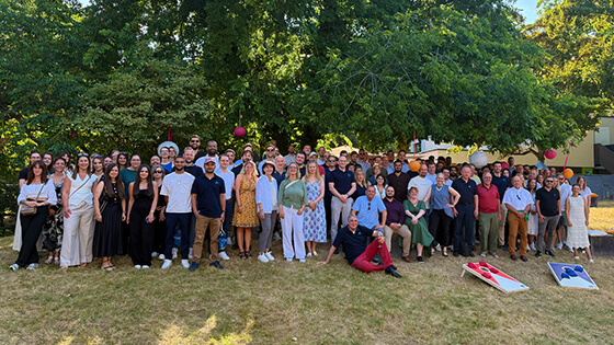 DFV Team beim Sommerfest